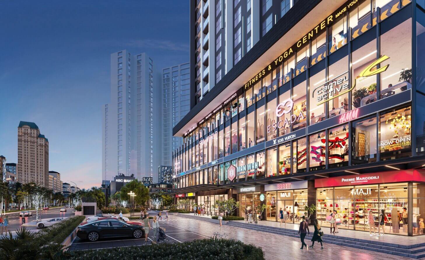 shophouse khối đế chung cư Taseco Mê Linh