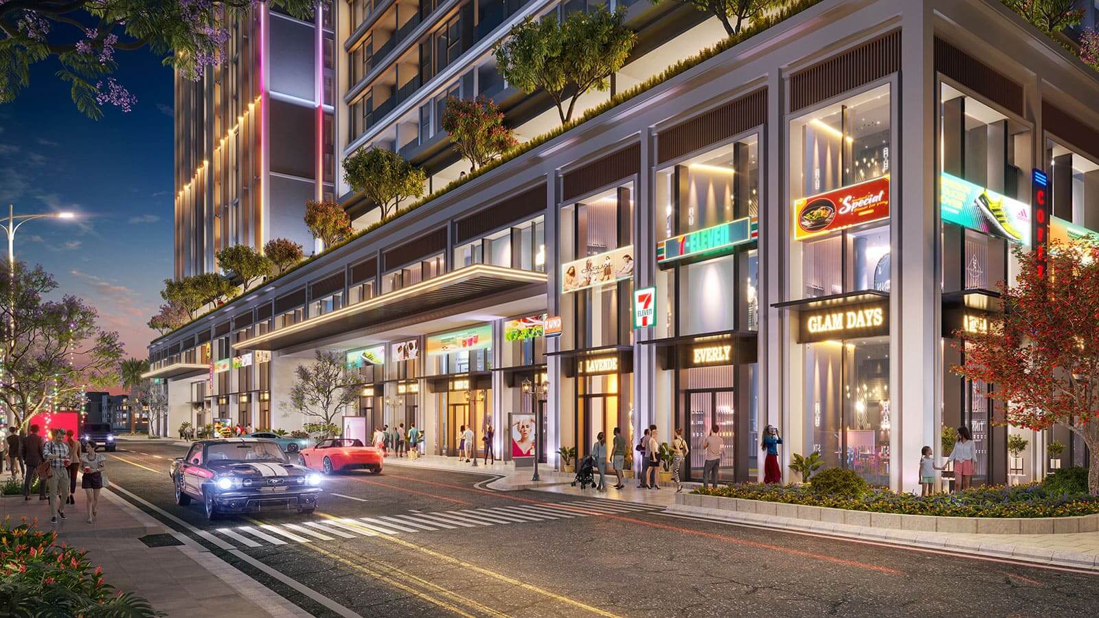 shophouse khối đế Taseco Land Mê Linh