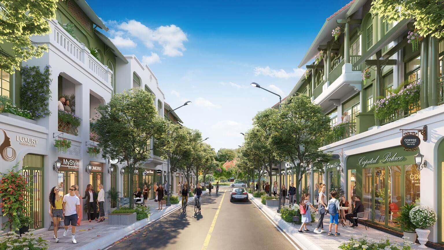 liền kề townhouse Taseco Mê Linh