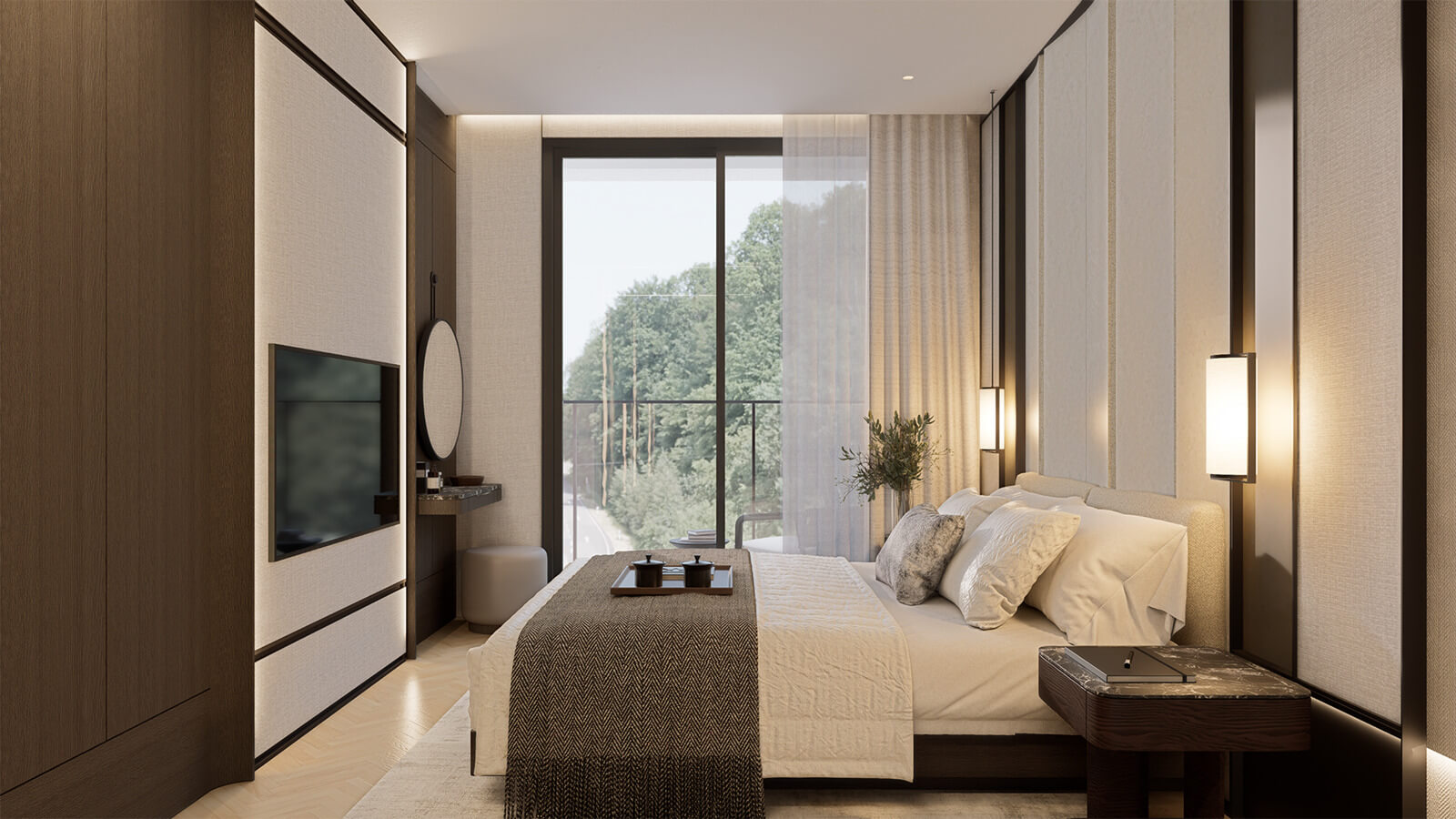 nội thất căn hộ taseco mê linh